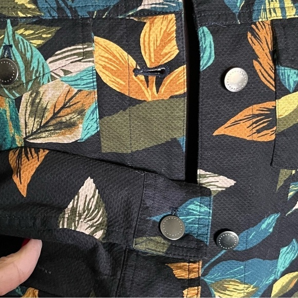 Christopher & Banks Floral Jean Jacket. - Picture 5 of 6